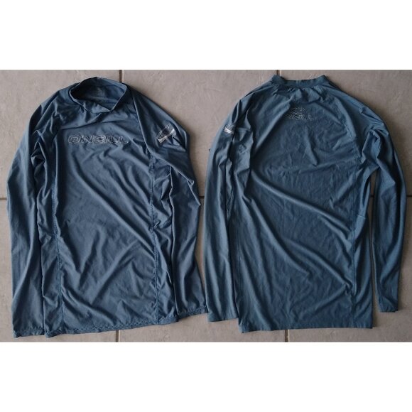 O'Neill 50 UPF Sunblock Sun Swim Shirts Size Large Rash Guards Men's 2 Pairs - Picture 1 of 3